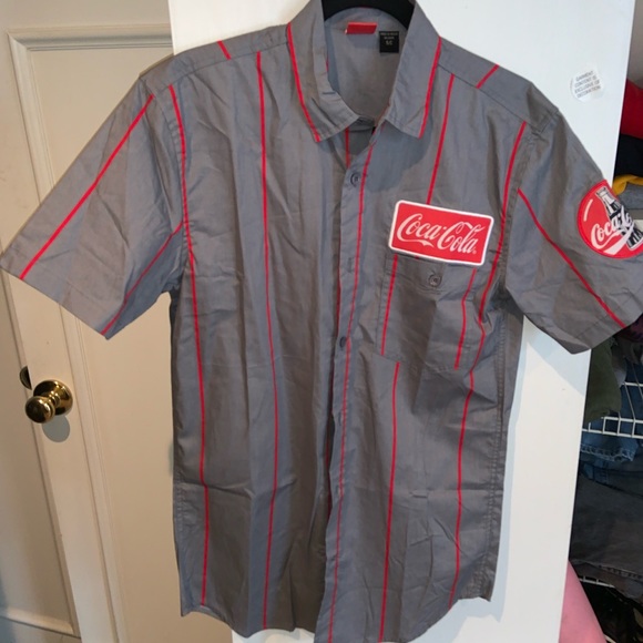 Coke button up shirt - Picture 1 of 3